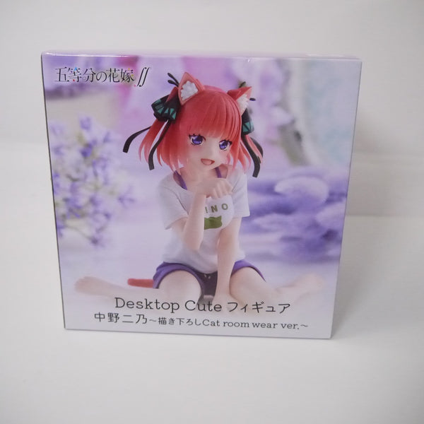 【中古】【未開封】中野二乃 「五等分の花嫁∬」 Desktop Cute フィギュア 中野二乃〜描き下ろしCat room wear ver.〜＜フィギュア＞（代引き不可）6547