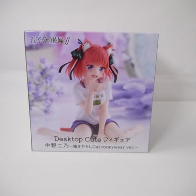 【中古】【未開封】中野二乃 「五等分の花嫁∬」 Desktop Cute フィギュア 中野二乃〜描き下ろしCat room wear ...