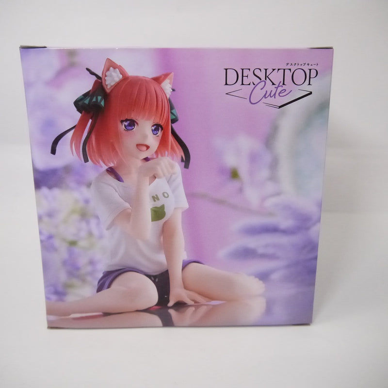 【中古】【未開封】中野二乃 「五等分の花嫁∬」 Desktop Cute フィギュア 中野二乃〜描き下ろしCat room wear ver.〜＜フィギュア＞（代引き不可）6547