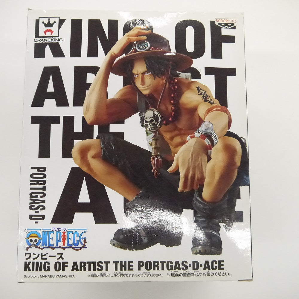 中古】【未開封】ワンピース KING OF ARTIST ポートガス・D・エースフィギュア＜フィギュア＞（代引き不可）6547