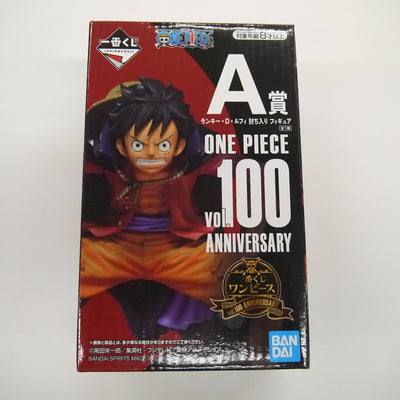 【中古】【未開封】一番くじ　ワンピース　vol.100 ANNIVERSARY　A賞　モンキー・D・ルフィ　討ち入り　フィギュア＜フィ...