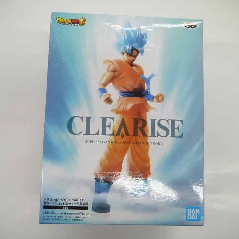 【中古】【未開封】ドラゴンボール超　CLEARISE　超サイヤ人ゴット超サイヤ人孫悟空　フィギュア＜フィギュア＞（代引き不可）6547