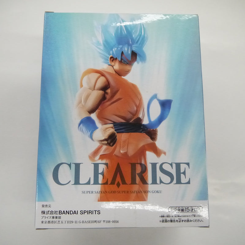 【中古】【未開封】ドラゴンボール超　CLEARISE　超サイヤ人ゴット超サイヤ人孫悟空　フィギュア＜フィギュア＞（代引き不可）6547