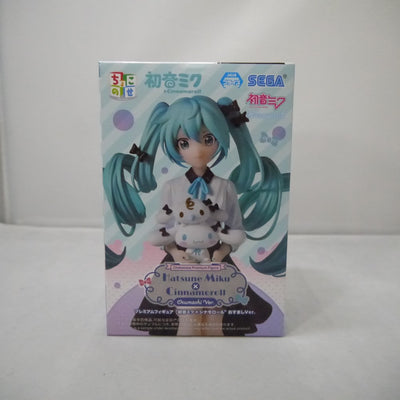 【中古】【未開封】初音ミク×シナモロール 「初音ミクシリーズ」 ちょこのせプレミアムフィギュア“初音ミク×シナモロール”おすましVer...