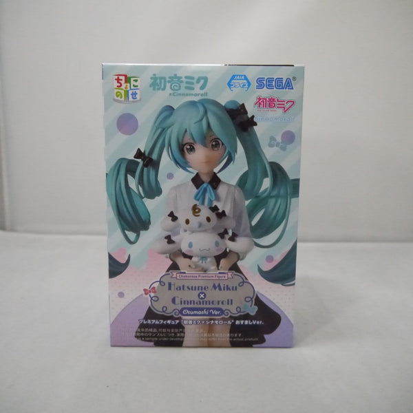 【中古】【未開封】初音ミク×シナモロール 「初音ミクシリーズ」 ちょこのせプレミアムフィギュア“初音ミク×シナモロール”おすましVer.＜フィギュア＞（代引き不可）6547