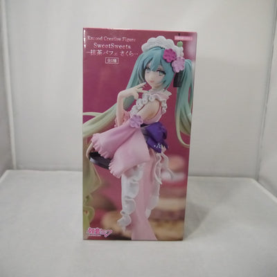 【中古】【未開封】初音ミク Exc∞d Creative Figure SweetSweets -抹茶パフェ さくら-＜フィギュア＞（...