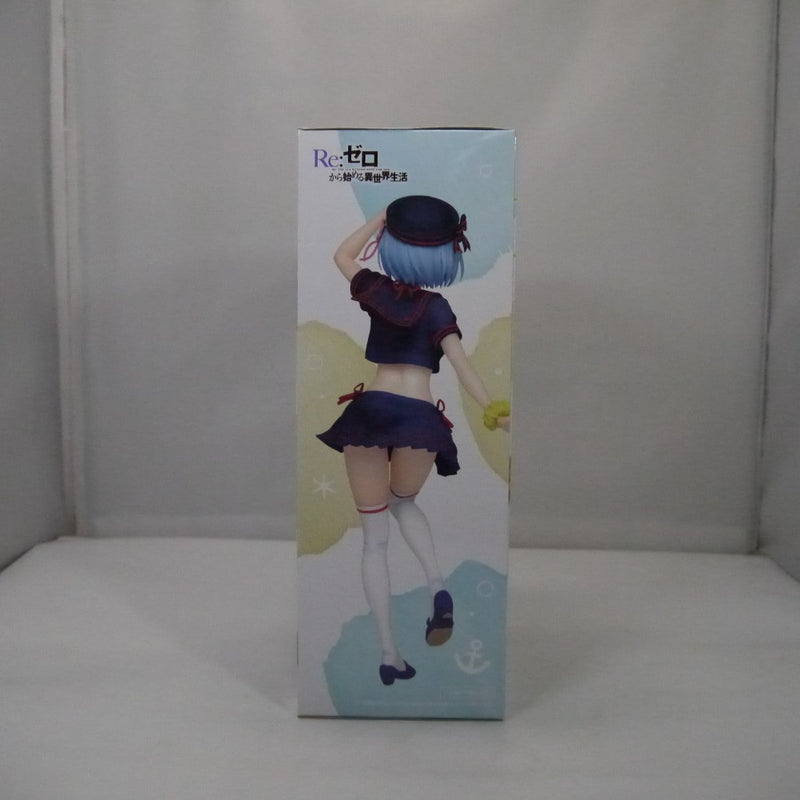 【中古】【未開封】レム 「Re：ゼロから始める異世界生活」 プレシャスフィギュア レム〜マリンルックver.〜Renewal＜フィギュア＞（代引き不可）6547