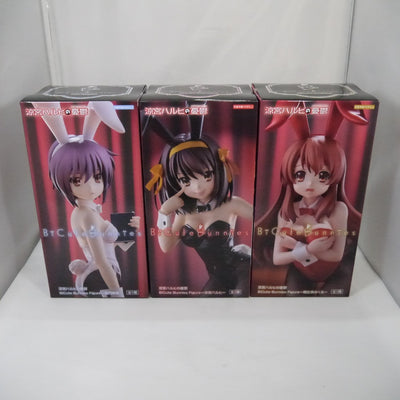 【中古】【未開封】【セット】「涼宮ハルヒの憂鬱」 BiCute Bunnies Figure 涼宮ハルヒ/長門有希/朝比奈みくる＜フィ...
