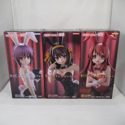 【中古】【未開封】【セット】「涼宮ハルヒの憂鬱」 BiCute Bunnies Figure 涼宮ハルヒ/長門有希/朝比奈みくる＜フィ...