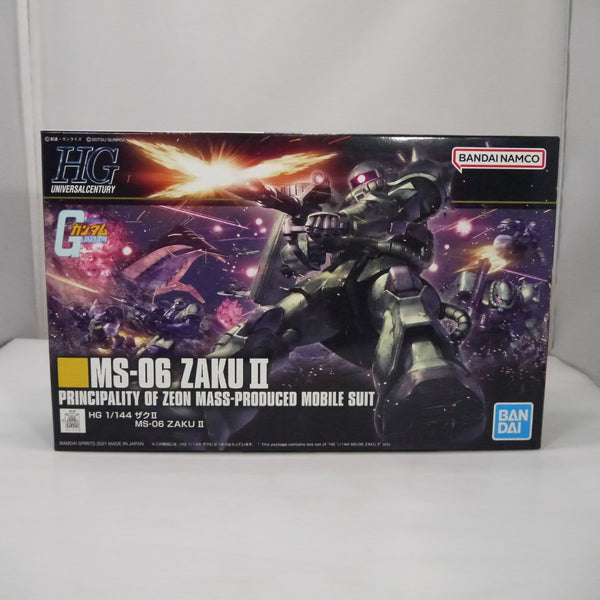 【中古】【未組立】1/144 HGUC MS-06 ザクII 「機動戦士ガンダム」 [5061545]＜プラモデル＞（代引き不可）6547