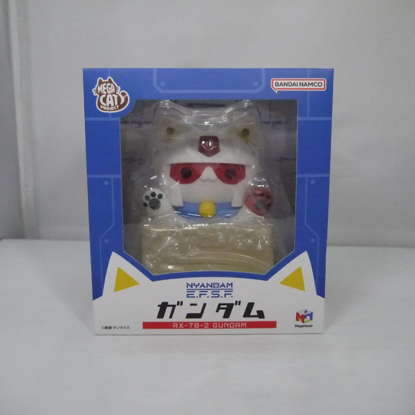 【中古】【未開封】MEGA CAT PROJECT 「機動戦士ガンダム」 ニャンとも大きなニャンダム ガンダム＜フィギュア＞（代引き不可）6547