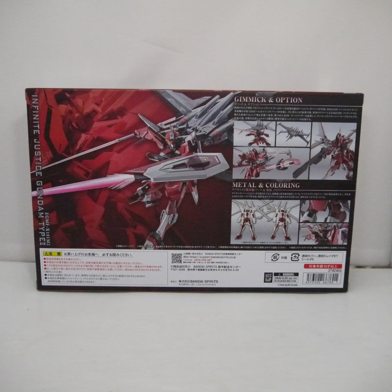 【中古】【未組立】METAL ROBOT魂 ＜SIDE MS＞ インフィニットジャスティスガンダム弐式 「機動戦士ガンダムSEED FREEDOM」＜フィギュア＞（代引き不可）6547