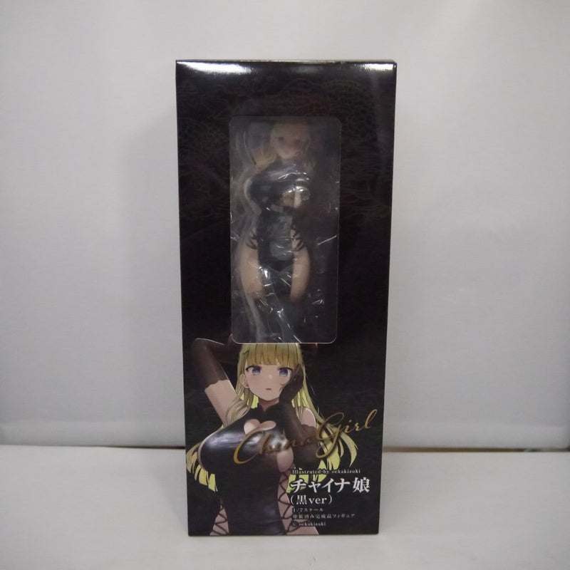 【中古】【未開封】チャイナ娘(黒ver) illustrated by oekakizuki 1/7 PMMA製塗装済み完成品＜フィギュア＞（代引き不可）6547
