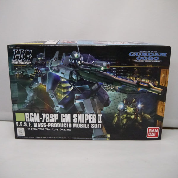 【中古】【未組立】1/144 HGUC ジム・スナイパーII 「機動戦士ガンダム0080 ポケットの中の戦争」＜プラモデル＞（代引き不可）6547
