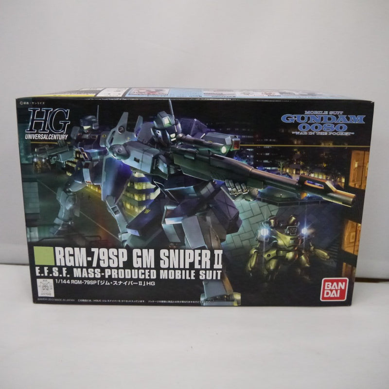 【中古】【未組立】1/144 HGUC ジム・スナイパーII 「機動戦士ガンダム0080 ポケットの中の戦争」＜プラモデル＞（代引き不可）6547