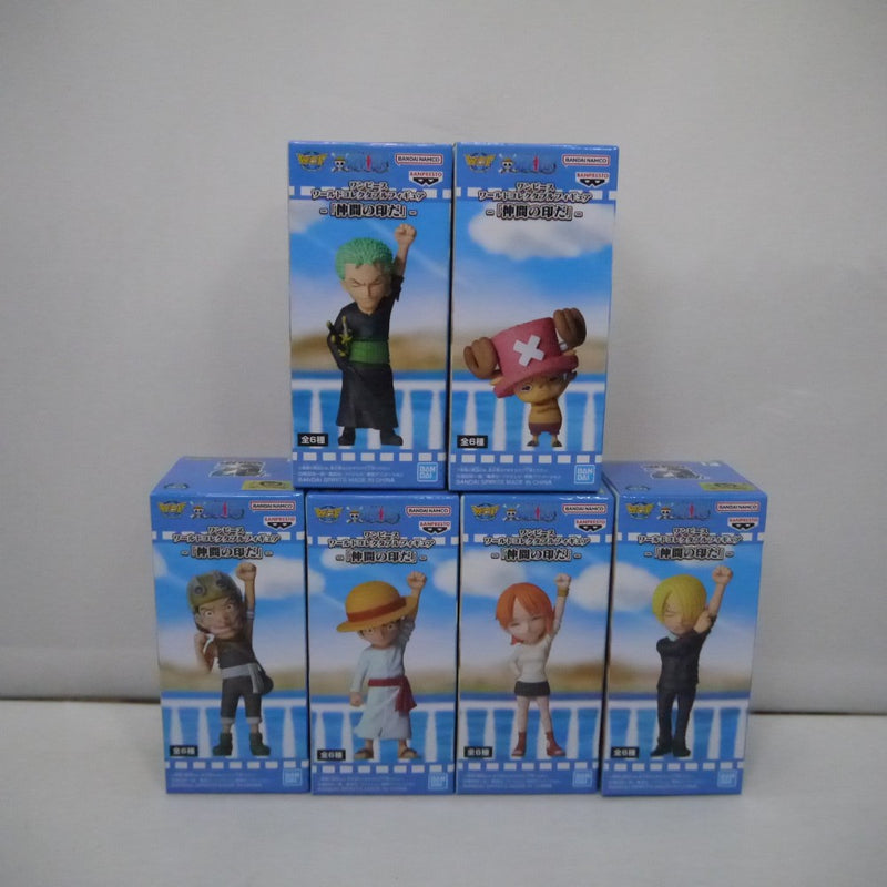 【中古】【未開封】全6種セット 「ワンピース」 ワールドコレクタブルフィギュア -「仲間の印だ」-＜フィギュア＞（代引き不可）6547