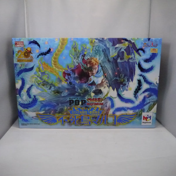 【中古】【未開封】Portrait.Of.Pirates ワンピース “MAS-MAXIMUM” 白ひげ海賊団 1番隊隊長 ”不死鳥マルコ” 完成品＜フィギュア＞（代引き不可）6547