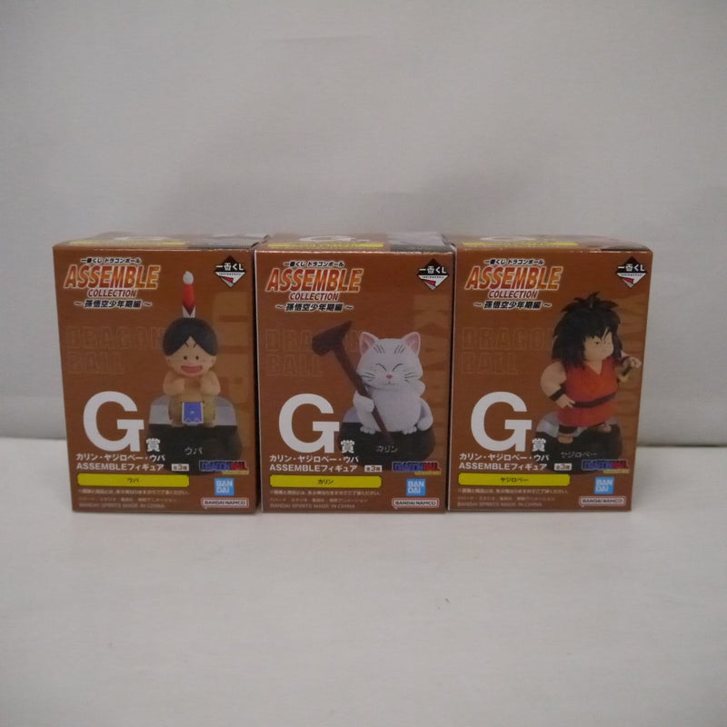 【中古】【未開封】【セット】「一番くじ ドラゴンボール ASSEMBLE COLLECTION 〜孫悟空少年期編〜」 G賞 ASSEMBLE 3体＜フィギュア＞（代引き不可）6547