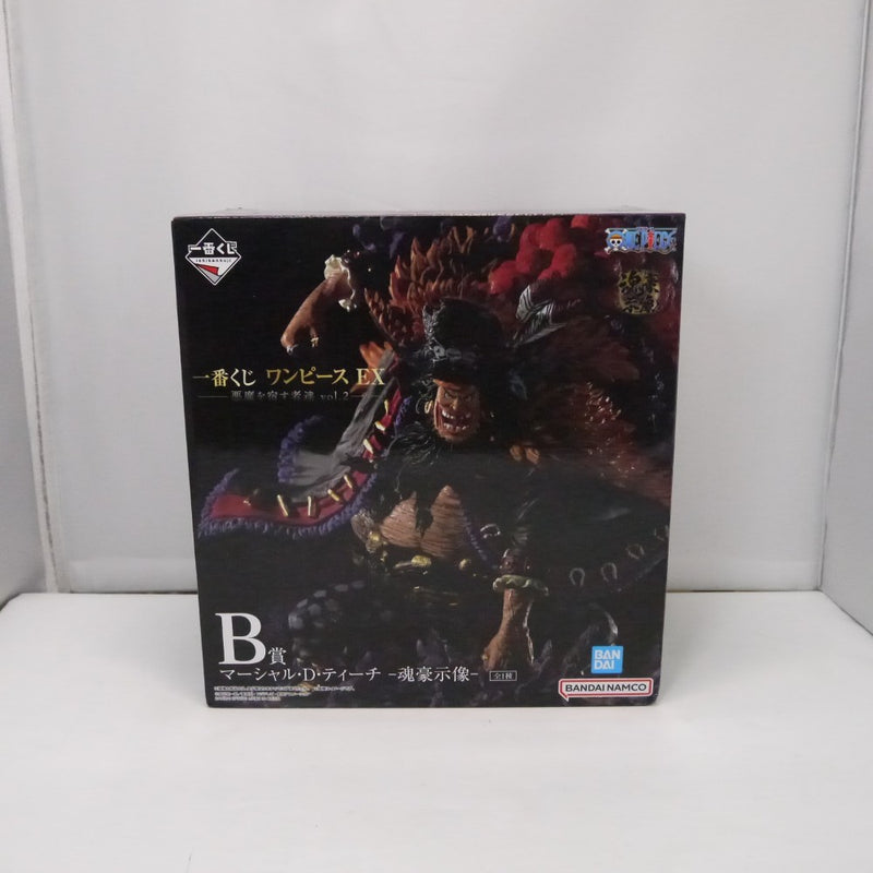 【中古】【未開封】マーシャル・D・ティーチ -魂豪示像- 「一番くじ ワンピース EX 悪魔を宿す者達 vol.2」 B賞＜フィギュア＞（代引き不可）6547