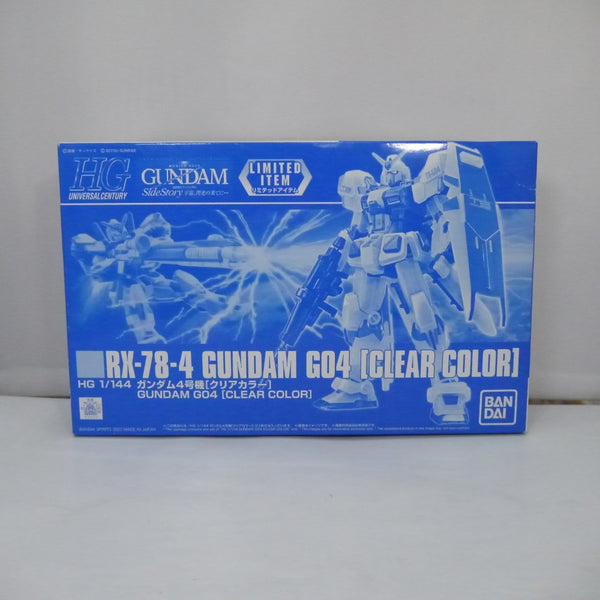 【中古】【未組立】1/144 HG RX-78-4 ガンダム4号機(クリアカラー) 「機動戦士ガンダム外伝 宇宙、閃光の果てに…」＜プラモデル＞（代引き不可）6547