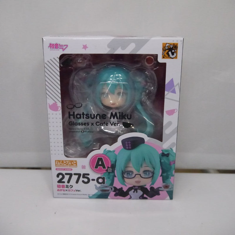 【中古】【未開封】ねんどろいど 初音ミク めがね×カフェVer. 「グッスマくじ 初音ミク 2025 Autumn」 A賞＜フィギュア＞（代引き不可）6547