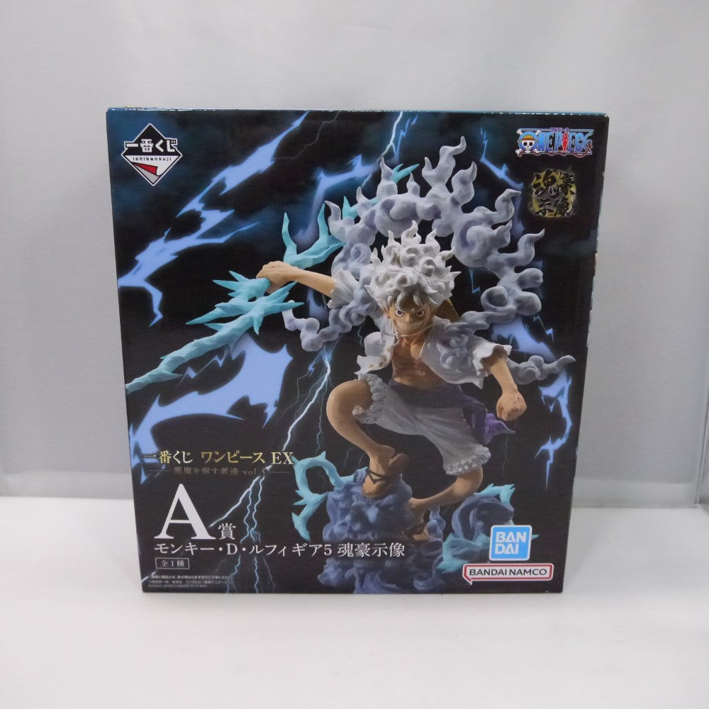 中古】【未開封】モンキー・D・ルフィ ギア5 -魂豪示像- 「一番くじ