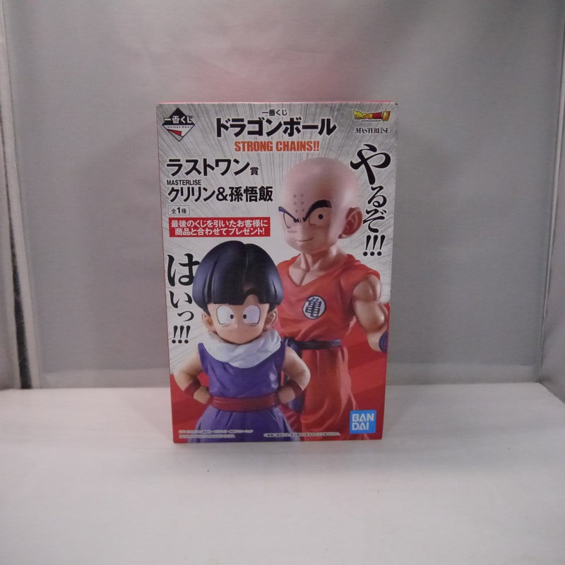 中古】【未開封】クリリン＆孫悟飯 「一番くじ ドラゴンボール STRONG