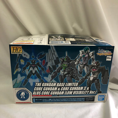 【中古】【未組立】1/144 HG コアガンダム＆コアガンダムII＆アルスコアガンダム ロービジビリティVer.(3体セット) 「ガン...