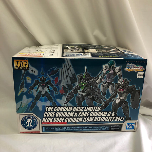 【中古】【未組立】1/144 HG コアガンダム＆コアガンダムII＆アルスコアガンダム ロービジビリティVer.(3体セット) 「ガンダムビルドダイバーズRe：RISE」 ガンダムベース限定 [5061774]＜プラモデル＞（代引き不可）6552