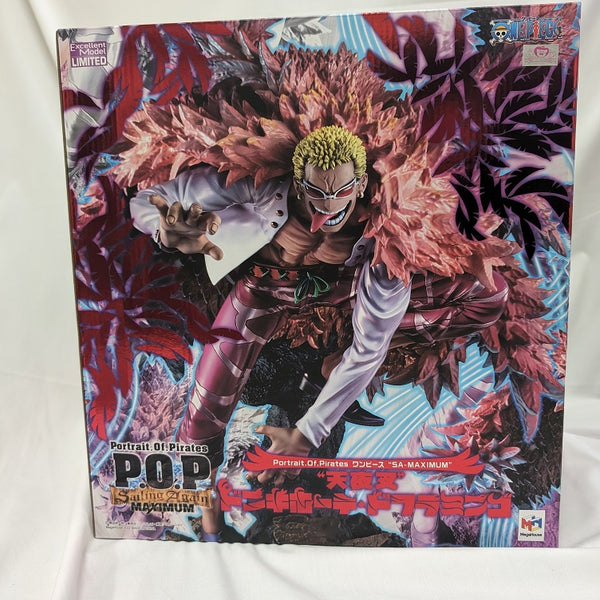 【中古】【未開封】“天夜叉”ドンキホーテ・ドフラミンゴ 「ワンピース」 Portrait.Of.Pirates ワンピース “SA-MAXIMUM”  メガトレショップ＆オンラインショップ限定＜フィギュア＞（代引き不可）6552