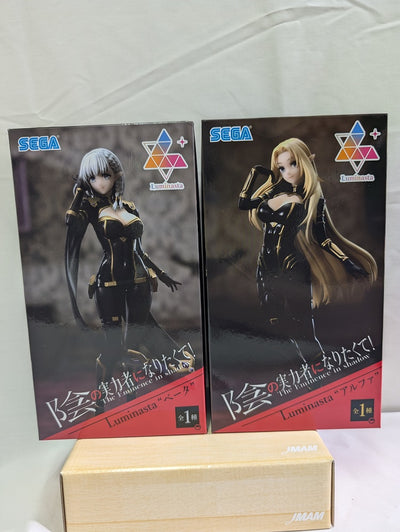 【中古】【未開封】【セット】フィギュア「陰の実力者になりたくて!」 Luminasta“ベータ”＆“アルファ”＜フィギュア＞（代引き不...