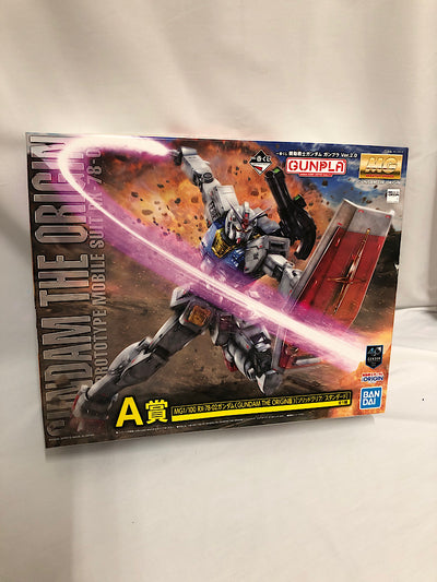 【中古】【未組立】1/100 MG RX-78-02ガンダム(GUNDAM THE ORIGIN版)[ソリッドクリア/スタンダード] ...