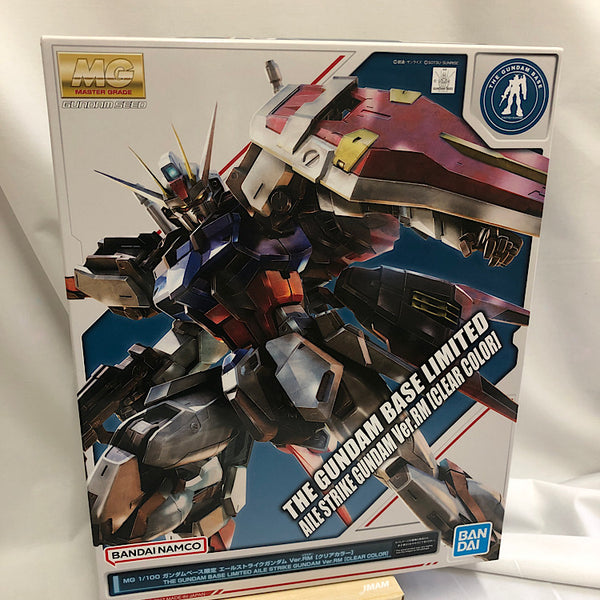 中古】【未組立】1/100 MG GAT-X105+AQM/E-X01 エールストライクガンダム Ver.RM クリアカラー 「機動戦士ガ