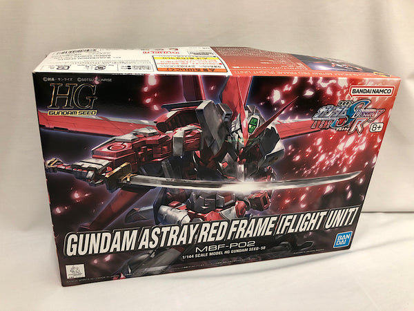 【中古】【未組立】1/144 HG MBF-P02 ガンダムアストレイ レッドフレーム(フライトユニット装備) 「機動戦士ガンダムSEED DESTINY ASTRAY」 [0183668]＜プラモデル＞（代引き不可）6552