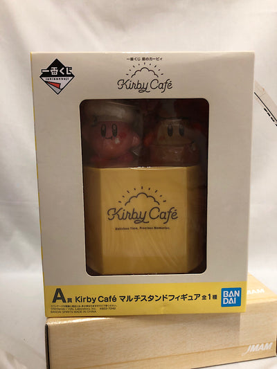 【中古】【未開封】カービィ＆ワドルディ Kirby Cafe マルチスタンドフィギュア 「一番くじ 星のカービィ Kirby Cafe...