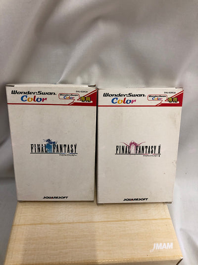 【中古】【開封品】【セット】ワンダースワンカラー版ファイナルファンタジー１・２＜レトロゲーム＞（代引き不可）6552