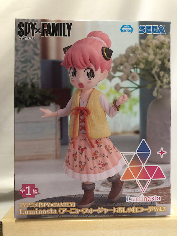 【中古】【未開封】TVアニメ「SPY×FAMILY」Luminasta（アーニャ・フォージャー）おしゃれコーデVol.3＜フィギュア＞（代引き不可）6552