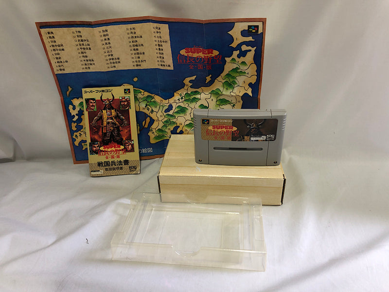 【中古】【箱説あり】スーパーファミコンソフト スーパー信長の野望 全国版＜レトロゲーム＞（代引き不可）6552