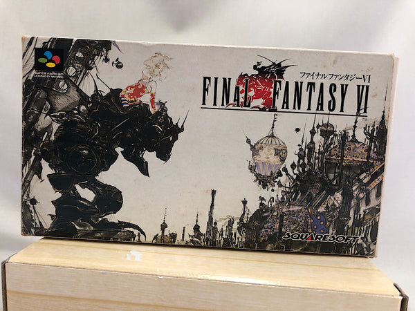 【中古】【箱説あり】[SFC]ファイナルファンタジーVI(ファイナルファンタジー6)＜レトロゲーム＞（代引き不可）6552