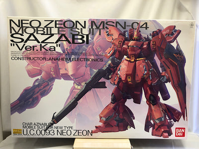 【中古】【未組立】1/100 MG MSN-04 サザビー Ver.Ka 「機動戦士ガンダム 逆襲のシャア」 [0185135]＜プラ...