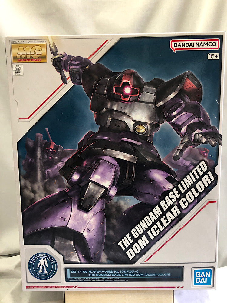 【中古】【未組立】1/100 MG MS-09 ドム(クリアカラー) 「機動戦士ガンダム」 ガンダムベース限定 [5065388]＜プラモデル＞（代引き不可）6552