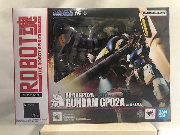 【中古】【開封品】ROBOT魂 ＜SIDE MS＞ RX-78GP02A ガンダム試作2号機 ver. A.N.I.M.E. 「機動戦士ガンダム0083 STARDUST MEMORY」ロボット魂　ガンダム試作2号機　サイサリス　ver anime＜フィギュア＞（代引き不可）6552