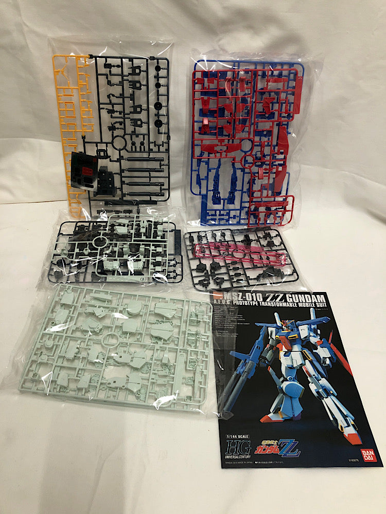 【中古】【未組立】HG1/144　ZZガンダム（ダブルゼータガンダム）＜プラモデル＞（代引き不可）6552