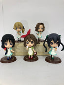 【中古】【開封品】【セット】「一番くじプレミアム けいおん!〜不思議の国 de ティータイム〜」 H賞 きゅんキャラ　5点＜フィギュア＞（代引き不可）6552