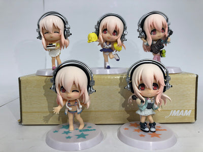 【中古】【開封品】【セット】「一番くじ すーぱーそに子〜もあぱわー!!〜」 G賞 ちびきゅんキャラ　5点＜フィギュア＞（代引き不可）6552