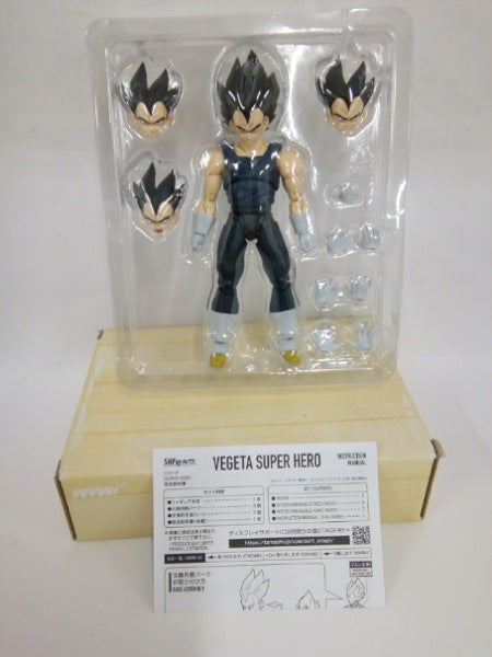 【中古】【開封品】S.H.Figuarts ベジータ SUPER HERO＜フィギュア＞（代引き不可）6552