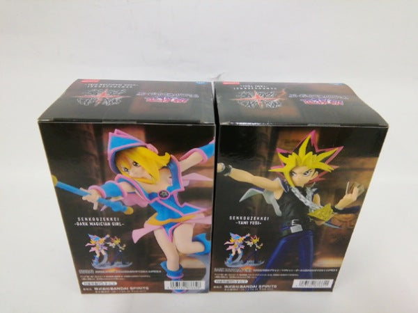 【中古】【セット】【未開封】闇遊戯＆ブラック・マジシャン・ガール 「遊☆戯☆王シリーズ」 戦光絶景＜フィギュア＞（代引き不可）6552