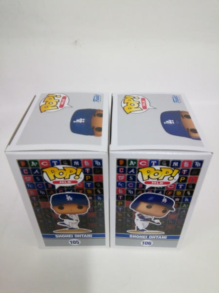 【中古】【開封品】大谷翔平(ピッチャー/ドジャース) POP! MLB Series105・大谷翔平(バッター/ドジャース) POP! MLB Series106＜フィギュア＞（代引き不可）6552