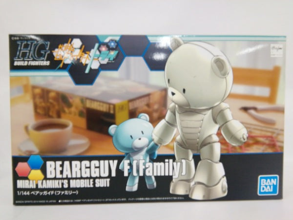 【中古】【未組立】1/144 HGBF KUMA-F ベアッガイF(ファミリー) 「ガンダムビルドファイターズトライ」＜プラモデル＞（代引き不可）6552