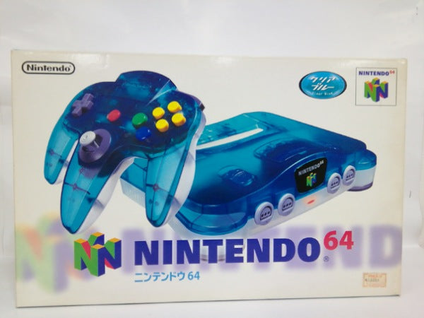【中古】【動作確認済】【開封品】ニンテンドー64本体 (クリアブルー)＜レトロゲーム＞（代引き不可）6552